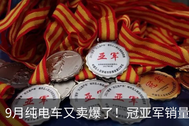 9月纯电车又卖爆了！冠亚军销量超4万，零跑A10未进前三，小米SU7排名第七